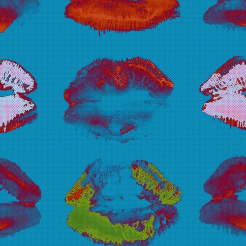 MINDTHEGAP Nouvelle Pop Neon Kiss Blue WP20379
