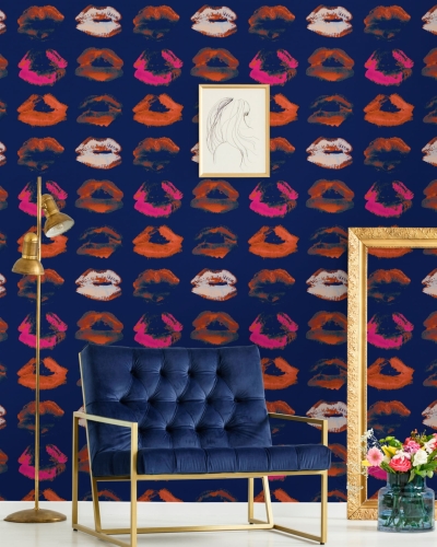 MINDTHEGAP Nouvelle Pop Neon Kiss Indigo WP20380