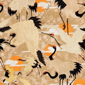 Tapeta MINDTHEGAP World of Fabrics Birds of Happiness WP20391