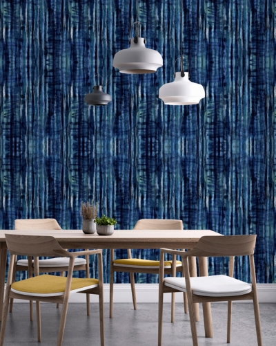 MINDTHEGAP World of Fabrics Tie Dye Indigo WP20393