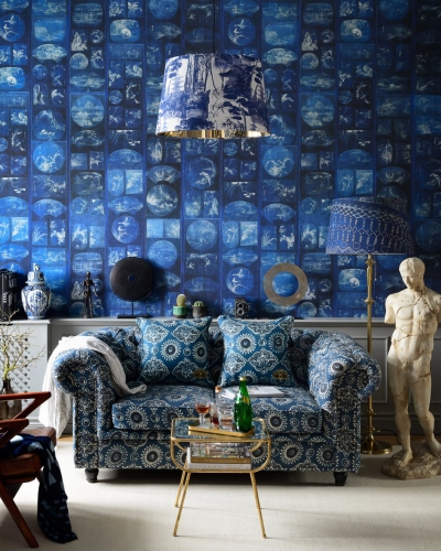 MINDTHEGAP Indigo Addiction Aizome Collage WP20506