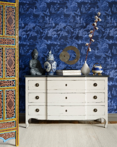 MINDTHEGAP Indigo Addiction Asian Scenery WP20507
