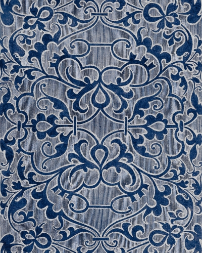 MINDTHEGAP Indigo Addiction Deco Trellis WP20508