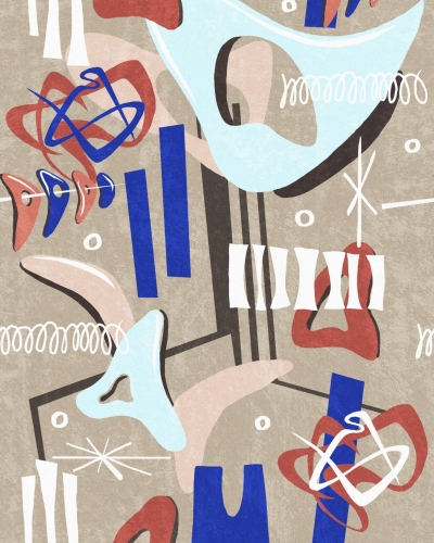 MINDTHEGAP Revival (Mid Century Modern) Mescaline WP20536