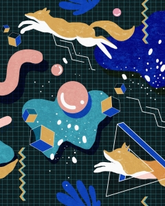 Tapeta MINDTHEGAP Revival (Mid Century Modern) Modern Foxy WP20537