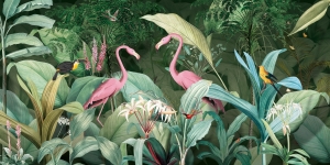 Tapeta RIMURA Flamingo in love VE112-1