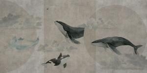 Tapeta RIMURA Whales SS013-1