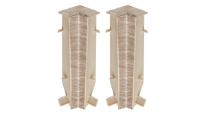 Zakończenia do listwy Creativa Masterline narożnik wewnętrzny Chalky brown Mat 13x80mm