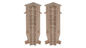 Zakończenia do listwy Creativa Masterline narożnik wewnętrzny Light Coffee Mat 13x80mm