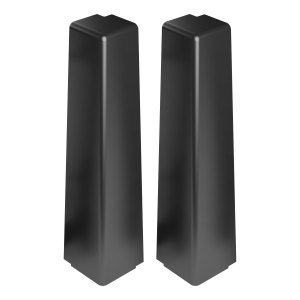Zakończenia do listwy Creativa Masterline narożnik zewnętrzny Czarny RAL 9005 Mat 15x60mm