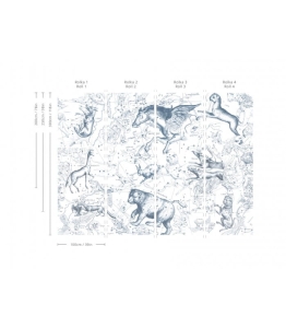 Wallcolors Tapeta Astral Blue