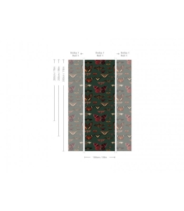 Wallcolors Tapeta Butterflies Vert