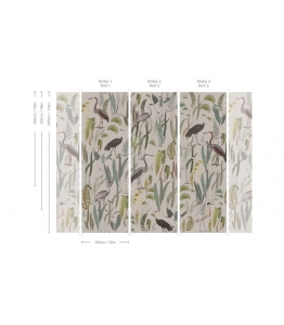 Wallcolors Tapeta Calm Heron Beige