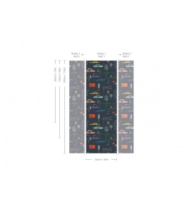 Wallcolors Tapeta Cars Navy Blue
