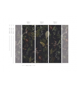 Wallcolors Tapeta Dark Heron
