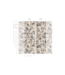 Wallcolors Tapeta Jungle Team Beige