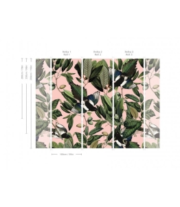 Wallcolors Tapeta Magpie Pink