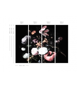 Wallcolors Tapeta Midnight Flowers
