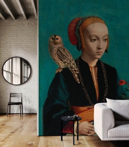 Wallcolors Tapeta Owl lady