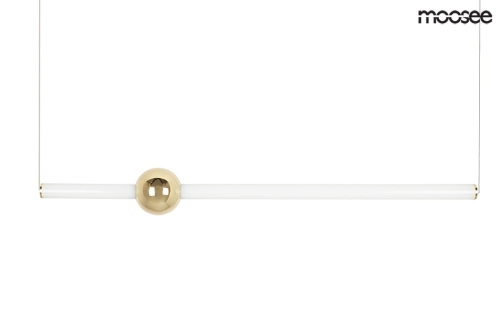 MOOSEE lampa wisząca LIBRA 90 IN biała / złota