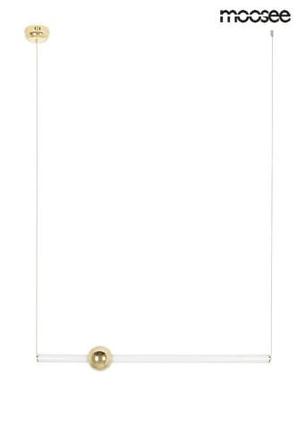 MOOSEE lampa wisząca LIBRA 90 IN biała / złota