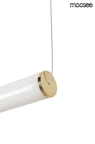 MOOSEE lampa wisząca LIBRA 90 IN biała / złota