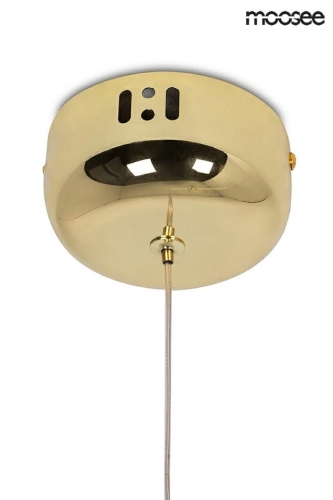 MOOSEE lampa wisząca LIBRA 90 IN biała / złota