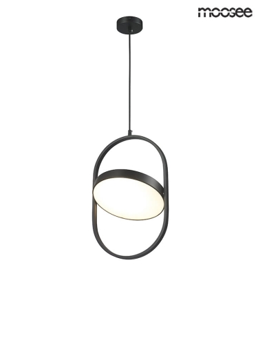 MOOSEE lampa wisząca SPINNER 19 czarna