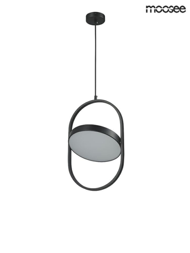 MOOSEE lampa wisząca SPINNER 19 czarna