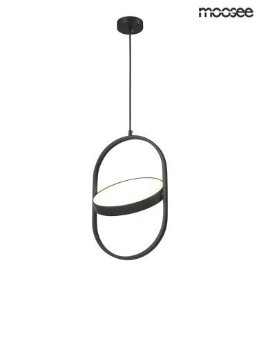MOOSEE lampa wisząca SPINNER 19 czarna