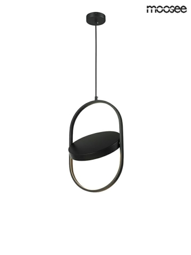 MOOSEE lampa wisząca SPINNER 19 czarna