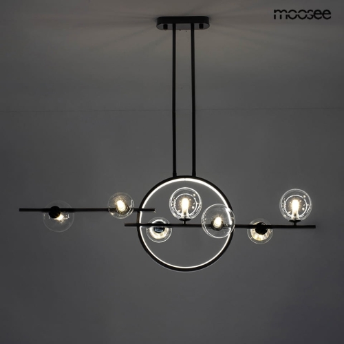 MOOSEE lampa wisząca ALURE LINE TWIN 90 czarna