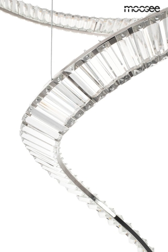 MOOSEE lampa wisząca WAVE CORDON 1A chrom