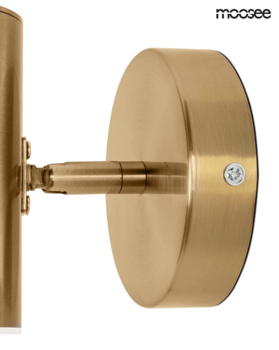 MOOSEE lampa ścienna SPOT złota