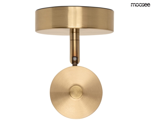 MOOSEE lampa ścienna SPOT złota