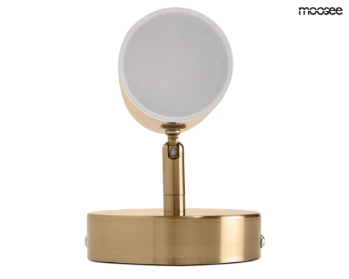 MOOSEE lampa ścienna SPOT złota