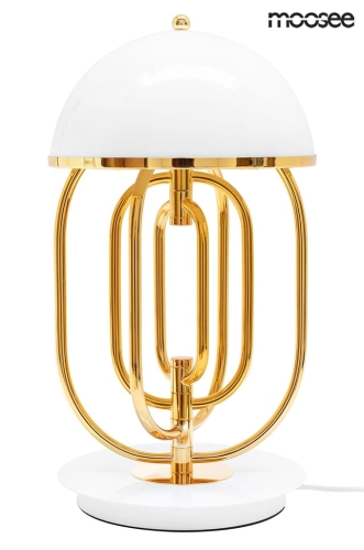 MOOSEE lampa stołowa BOTTEGA złota / biała