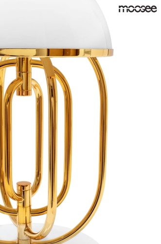MOOSEE lampa stołowa BOTTEGA złota / biała
