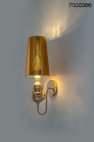 MOOSEE lampa ścienna QUEEN 15 złota