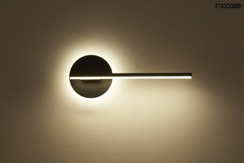 MOOSEE lampa ścienna HORIZON czarna