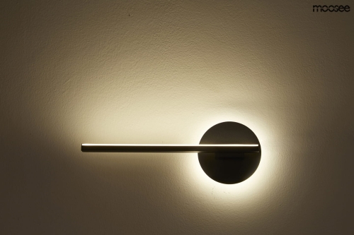 MOOSEE lampa ścienna HORIZON czarna
