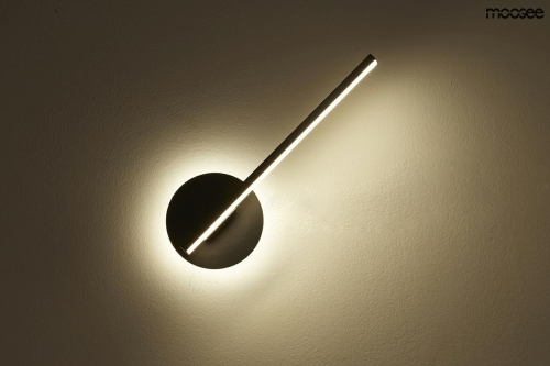 MOOSEE lampa ścienna HORIZON czarna