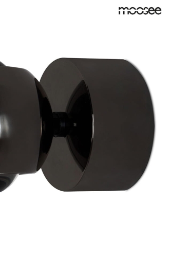 MOOSEE lampa ścienna EOS czarny chrom