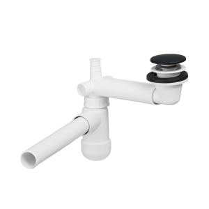 COMAD Syfon niski, zawiera Click Clack SYFON PRELOC 400 BLACK