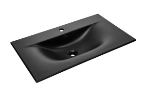 COMAD Umywalka meblowa jednokomorowa 80cm SKY 1 BLACK MATT 80 DP ( E-8099-80 )