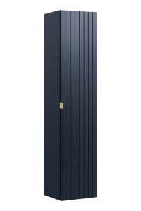 COMAD Szafka wysoka 1 drzwi 2 szuflady SANTA FE DEEP BLUE 80-01-C-1D2S