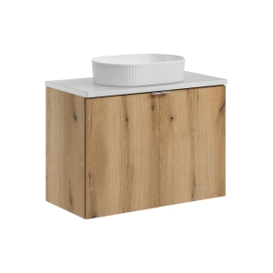 COMAD Zestaw meblowy 80cm z blatem i umywalką nablatową Beyond SET-NOA B WHITE 80CM D UN BEYOND 5 WH