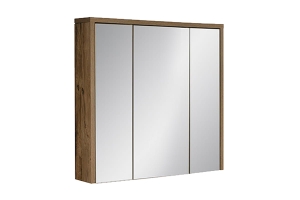 COMAD Szafka z Lustrem 80cm 3 Drzwi HAMPTON CONCRETE 84-80