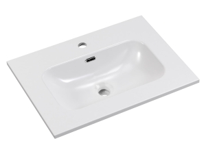 COMAD Umywalka meblowa jednokomorowa 60cm FLY WHITE GLOSS UM 60-46 DP ( E-8073-60 )