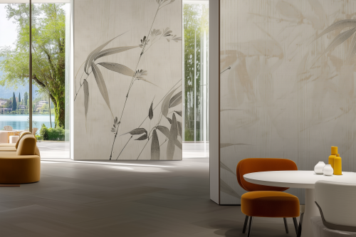 Grafika Reve Marron et Beige Silence MS206